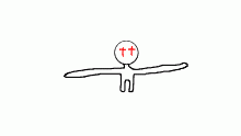 T-pose man