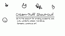 Cream-Puff Shout-Out