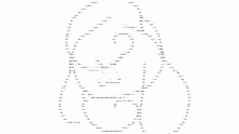 one of my animations into ascii art