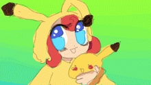 super kawaii pikachu girl so cute!!