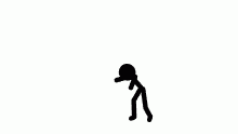 stickman doing burpees or something