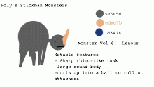 Holys Stickman Monsters : Lenous