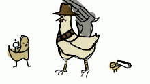 take some low quality chickens