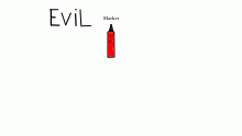 the evil marker