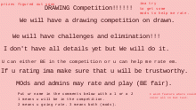 DRAWING Competition!!!!!!