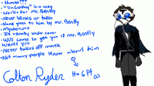 Colton Ryder character sheet