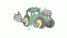 its a walrus tractor