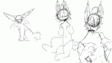 lynx kid sketches