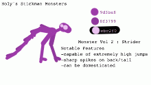 Holys Stickman Monsters : Strider