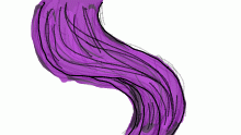 purple curls