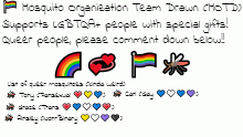 LGBTQA+ In mosquito organization!