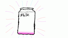 milk, what else would i be drinking