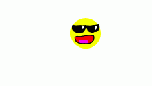 Smiley face with shades