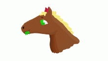 A horse