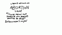 A gen Z approach on ABORTION LAWS!
