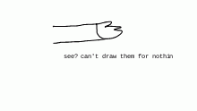 me drawing hands