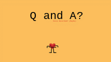 Q and A?