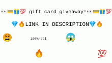 gift card givaway! FREE??👀