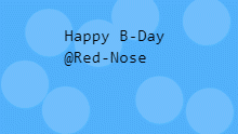 Happy B-Day @Red-Nose