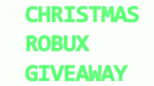 Christmas robux giveaway