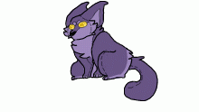 Purple cat plush :33