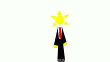 sun man but stickman