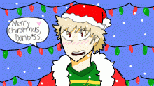 Bakugou says Merry Christmas