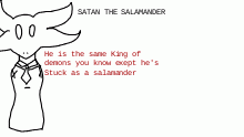 Satan the salamander