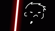 Draw yourself as a Sith Lord