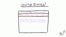 @ClaytonR & @Mods: Journal entries?