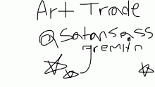 Art trade W/ @Satansasagremlin