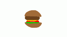 Jumping hamburger