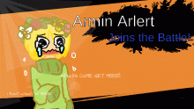 Armin doesn't wanna fight .-.