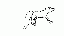 sketch of meh dog