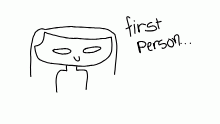 first person to...