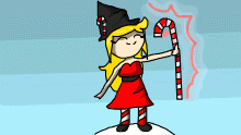 Candy cane Witch