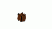 glass cube full of toxic bromine