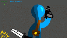 Official Blue Bandit Sprite