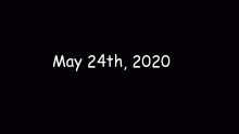 May 24th, 2020
