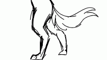 How i draw furry legs