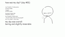 how was my day? (day #001)