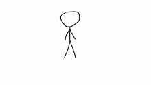 simple stickman walking