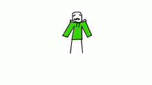 when you wear a green hoodie